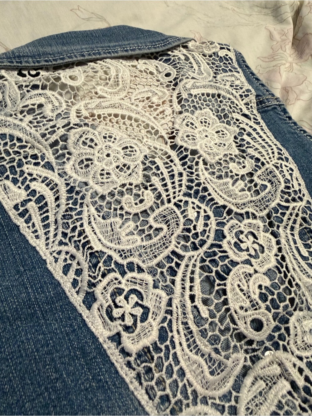 Denim Sleeveless Vest - Picture 11 of 13